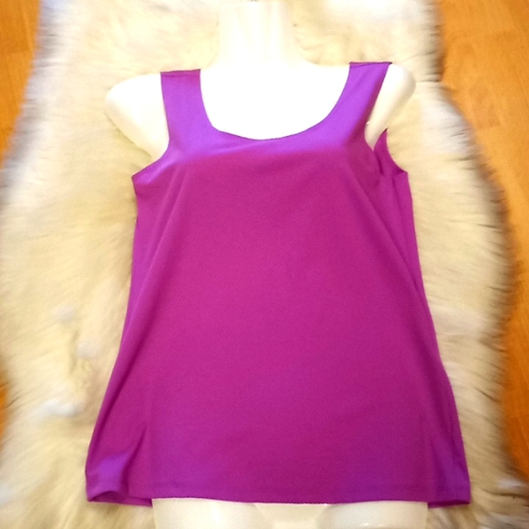 Chico's Violet Microfiber Basic Tank Top - Picture 7 of 11